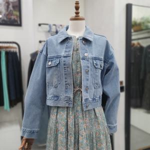 [써스데이아일랜드]아웃포켓. 포인트 데님 자켓 T252MJK131W