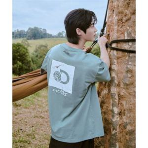 디스커버리 DISCOVERY EXPEDITION [ ]프레시벤트 워싱 박스 로고 반팔티셔츠 (LMINT) DXRS8R053-MTL 334141