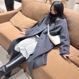 [주크] 캐시미어 블렌디드 발마칸 롱 코트 Z254MSG537