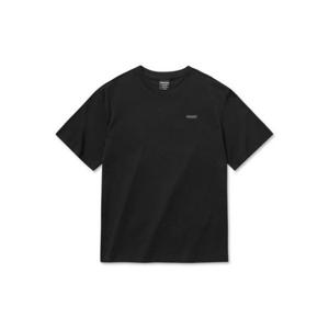 디스커버리 DISCOVERY EXPEDITION 프레시벤트 스몰로고 세미오버핏 반팔티셔츠 (BLACK) DXRS7Q053-BKS 332641