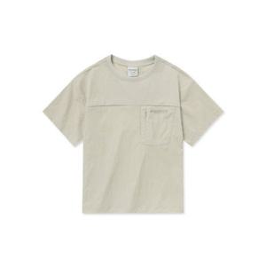 디스커버리 DISCOVERY EXPEDITION 프레시벤트 우븐 여성 포켓 반팔티셔츠 (D.Skin Beige) DWRS9N053-NBD 334854