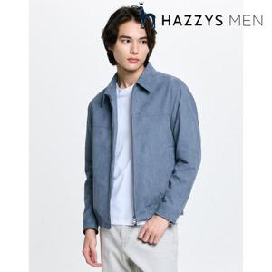 헤지스 남성 (HZJU6A101B1) 블루 폭스 스웨이드 스윙탑 점퍼