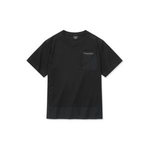 디스커버리 DISCOVERY EXPEDITION 프레시벤트 우븐 남성 고프코어 리드 립스탑 포켓 반팔티셔츠 (BLACK) DMRS8W053-BKS 334400