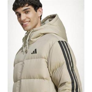 아디다스 ADIDAS 클라이마웜 3-스트라이프 푸퍼 다운 후드 재킷 - 퍼티베이지 JM4166 1533108