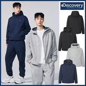 디스커버리 26년 봄 신상 남성 기능성 2L 우븐 트레이닝 후드 자켓/집업/간절기/춘추용/나일론소재/세미오버핏 DMTR35061-DXMIA