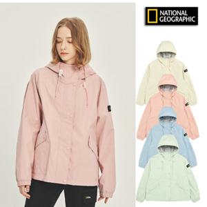 내셔널지오그래픽 N231WJP010 여성 마틴1 후드 숏기장 웨더 자켓