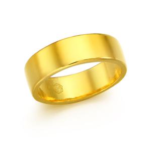 [골드리카]순금 민자 평반지7.5g