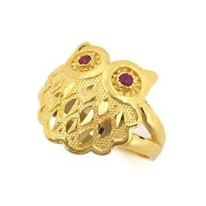 [골드리카]순금 황제부엉이 반지 7.5g(99.9)