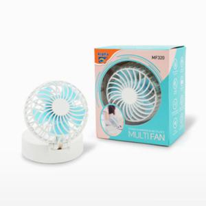 [알파] USB 멀티선풍기 MF320 (3단풍속/목걸이/스탠드/거울기능)