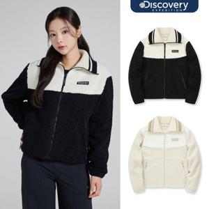 [백화점][디스커버리 (행사)][여성]24FW할인 카라포인트 세미오버핏 부클 플리스 자켓 DWSS92046