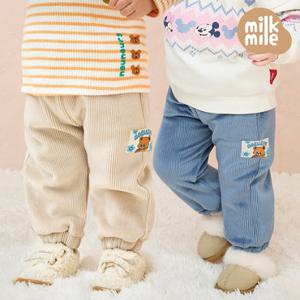 [밀크마일] 따뜻벨로아융기모조거팬츠