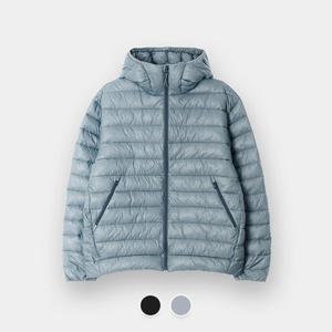 [백화점][지오다노] 남성 액티브 시티레저 후드 집업 퀼팅 경량 다운 자켓 075940