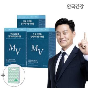 안국건강 리포좀 멀티비타민 미네랄 60정 3박스 (3개월분) + 쇼핑백 증정