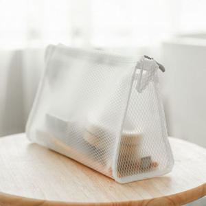 투명가방 여행용 반투명 미니 손잡이 목욕 가방 세면백