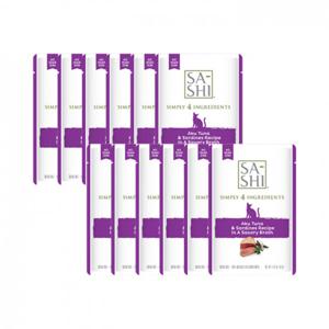 [12개세트] 로우즈 사시 참치&정어리 파우치 50g 고양이 간식 고양이 간식