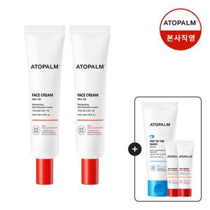 [아토팜] 페이스크림 35mlX2 (증정)탑투토워시 100ml+MLE크림 8ml*2 2/9~2/15