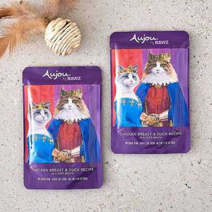 [24개세트] 오쥬 바이 로우즈 치킨가슴살&오리 파우치 69g