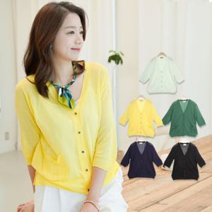 [쉬즈마담]J31057 썸머 7부 쿨가디건/엄마옷/엄마선물