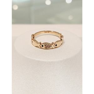 [로이드]로이드 18K GOLD 나만의 탄생석 행운의 물고기반지 LRS22228G18K