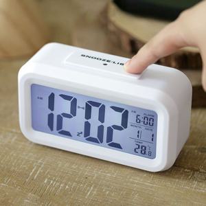 자명종 무소음 탁상 알람 시계 LUAZ WT02 블랙