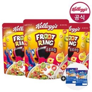 켈로그 후르트링 530g x 3개 + 미니시리얼 60g