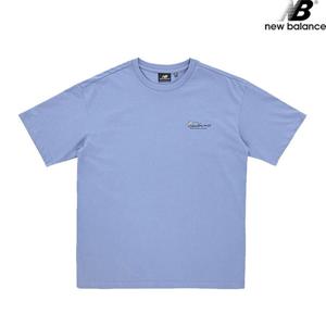 뉴발란스 NBNEB29043-BL 아이비 피크닉 반팔티 세미오버 티셔츠