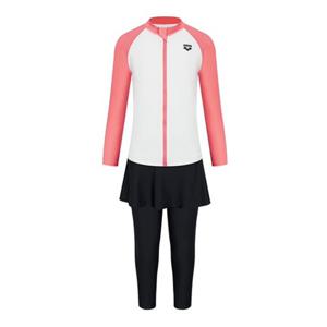 아레나 여아동 스노클링 아동 레저 집업 A4BG1GS71COR래쉬가드 세트