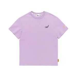 [내셔널지오그래픽 키즈] K222UTS950 동물 와펜 반팔 티셔츠 PINK LAVENDER