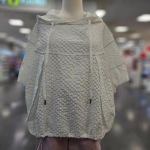 스테파니 HC07 퍼프 스트링 엠보 박스후드티 A24SH4214