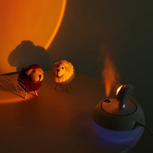 선셋 빔 불멍 무드등 미니 가습기