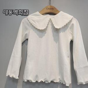 치크 DP01 레이스포인트카라티블라우스 CKLA24W4G