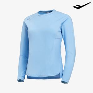 [프로스펙스]여성 가을 겨울 긴팔티셔츠 기능성 라운드 런닝 핑거홀 티셔츠 PR3WT24F522