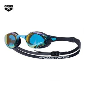 아레나 레이싱 코브라 (A4AC2AG16 BLK) EDGE 스와이프 수입 안티포그 미러수경 수영용품