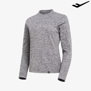 [프로스펙스]여성 가을 겨울 기모 모크넥 반 목폴라 하이넥 기능성 라운드 티셔츠 긴팔티셔츠 PW3WT24W412