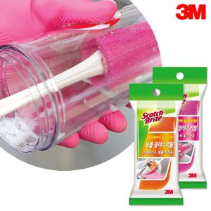 3M 보틀클리너 리필2종/스테인리스용/플라스틱용