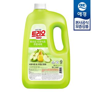 [애경] 트리오 사과식초 주방세제 3L x2개