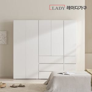 레이디가구 빈트 수납 시스템 터치 옷장 장롱 2000 H세트