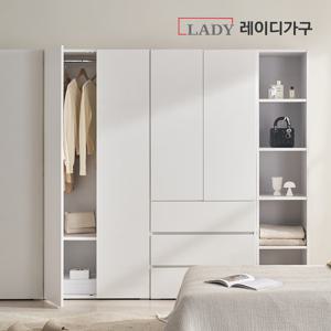 레이디가구 빈트 수납 시스템 터치 옷장 장롱 2000 C세트