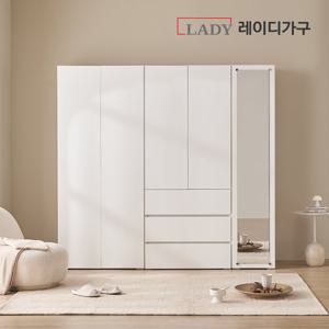 레이디가구 빈트 수납 시스템 터치 옷장 장롱 2000 A세트 (800