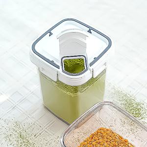 1000ml 스카이락 밀폐용기 정 3호 오픈캡 그레이 보관용기 반찬통 플라스틱밀폐용기 소분용기