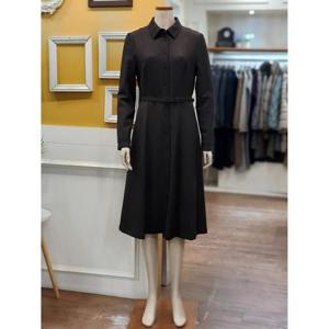 BCBG 세이브존01 에드먼트 원피스 브라운 B4DAO617A-1