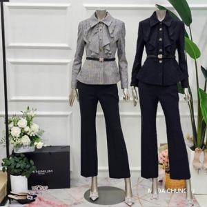 [미니멈]MD 카라 프릴 페플럼 블라우스 형 자켓 MD MMYDGWJ0970_