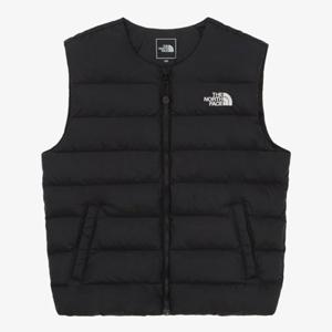 노스페이스 키즈 NV3NR01S 블랙 에센셜 패딩 베스트