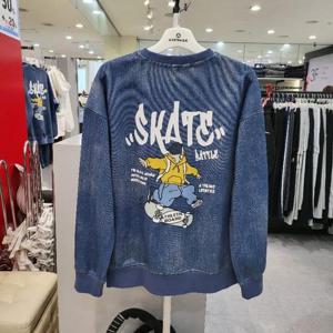 에어워크주니어 sh06 데님 스케이트  맨투맨티셔츠 A251B1204B