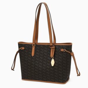 [질스튜어트] 브라운 로젤라칠링 패턴 쇼퍼백 L JABA5E300W2