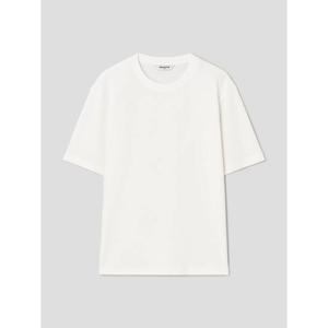 [로가디스] 코튼 혼방 엠보조직 반팔 라운드넥 티셔츠 - 화이트 (RY5342C521)