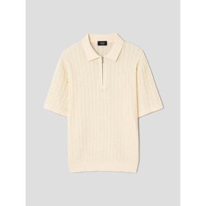 [갤럭시 라이프스타일] 서커 조직감 집업 스웨터  옐로우 (GC5351M02E)