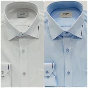 [레노마셔츠]일반핏 /구김성 적은/트리코트/긴소매  정장 와이셔