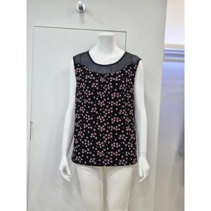 벨리시앙 세이브존04 꽃프린트 민소매 블라우스 BL5232