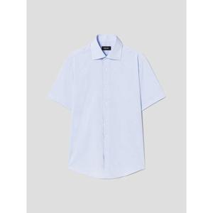 [갤럭시] 모달 솔리드 레귤러핏 드레스 셔츠 - 스카이 블루 (GA5465MR3Q)